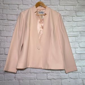 KAREN MILLER New York Blazer Jacket Womens 14 Pink